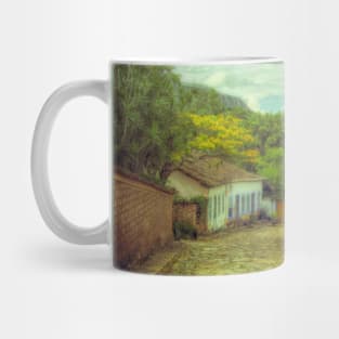 A tranquil street in the colonial town of Tiradentes. Mug